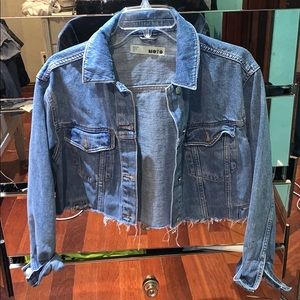 TopShop cropped denim jacket